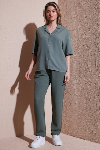 Fashion Friends Bayan Pantolon 25y0550k1 Haki Haki