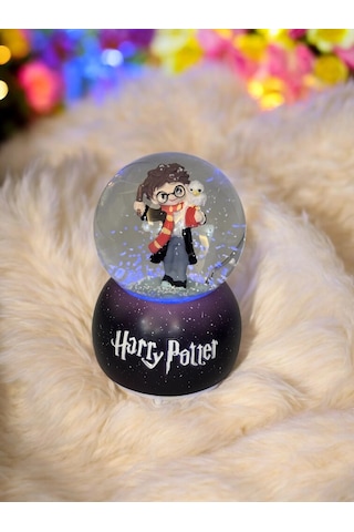 Mobgift Harry Potter Baykuşlu Model Mini Boy Kar Küresi Cam