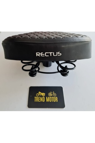 Bisiklet Sele Koltuk Geniş Model Yaylı - Siyah