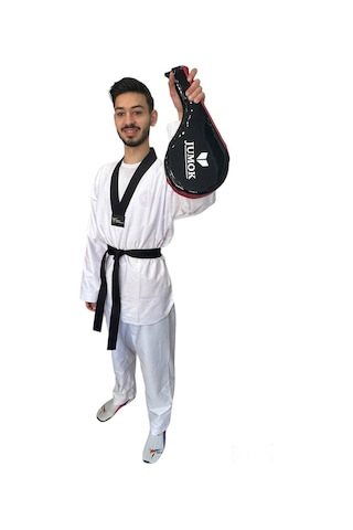 Jumok Taekwondo Raket Ellik Siyah - Kırmızı