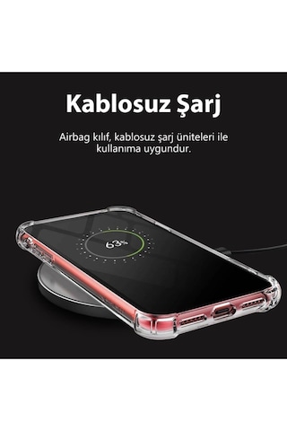 Huawei P30 Pro Uyumlu Darbeye Dayanıklı Köşe Korumalı Kılıf Anti Şok Şeffaf Kapak Şeffaf