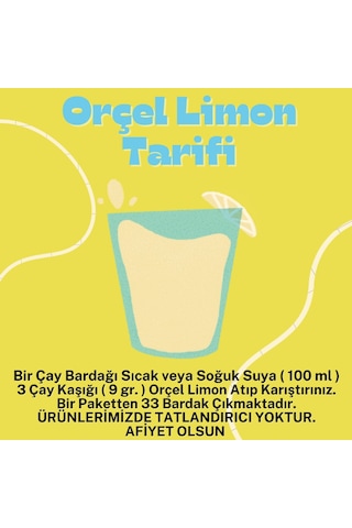 Orçel Limon Aromalı Toz İçecek 300 G
