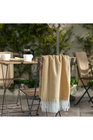 Ikea Holmvı Örtü, Bej-sarı, 120x160 Cm