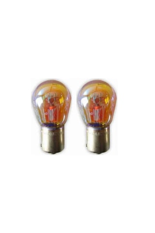 2 Adet 12v P21/5w Çift Duy Yakın Tırnak Amber Diadem Ampul Baz15d