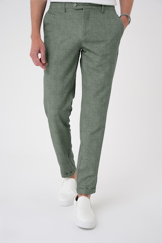 Efor Comfort Fit Kırçıllı Beli Lastikli Yeşil Jogger Pantolon P 1176 Yeşil