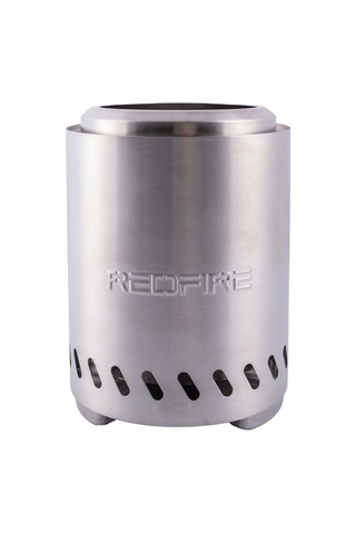Redfire Volcano Dumansız Masaüstü Ateş Çukuru Silver - Medium Portatif Şömine Balkon & Teras Sobas