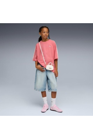 Puma Çocuk Tişört Oversized Graphic Pembe