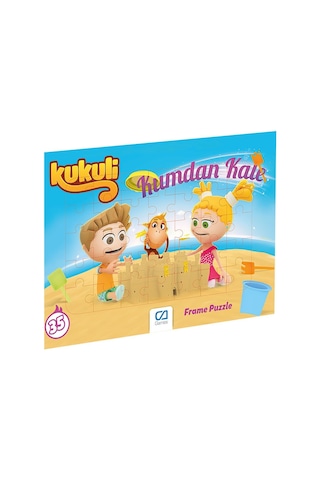 Ca 5137-5138 Kukuli Frame Puzzle 35 Parça-Ca Games.