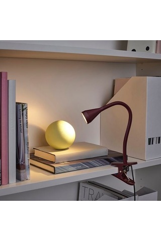 Ikea Nävlınge Çalışma Lambası, Koyu Kırmızı