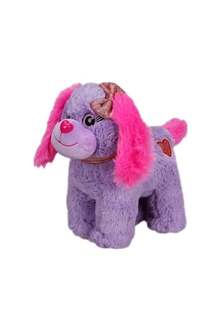 Peluş Köpek Oturan Renkli 25 Cm 1 Adet Fiyatıdır Çok Renkli