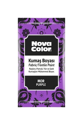 Nova Color Toz Kumaş Boyası Mor - 2 Adet Diğer