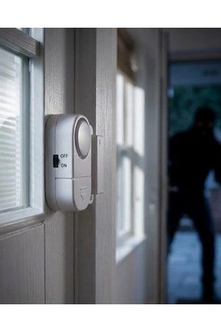 Kapı Ve Pencere Güvenlik Alarmı 90 Db Sesli Manyetik Sensörlü Taşınabilir
