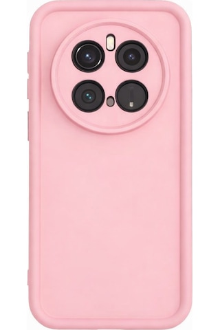 Honor Magic 7 Pro Uyumlu Kamera Çıkıntılı Mat Silikon Telefon Kılıfı Pembe