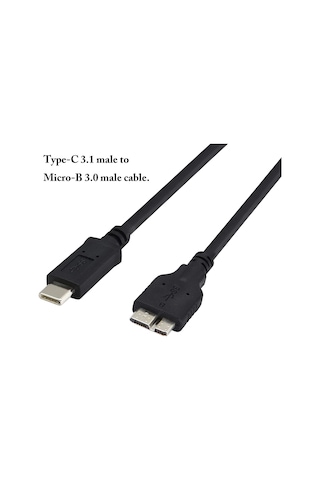 Type-C - USB 3.0 Mikro B Kablo Type-C - 3.0 Micro Type-C USB 3.1