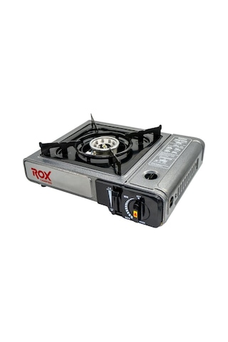 Rox Camping 0103 Tekli Portatif Kamp Ocak Ekstra Gaz  Girişli