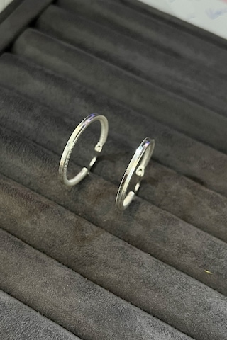 Gümüş İç Çap 2 Cm Ajda Model Halka Küpe Gümüş