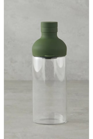 Borosilikat Detoks Şişe 450 Ml.yeşil Renk