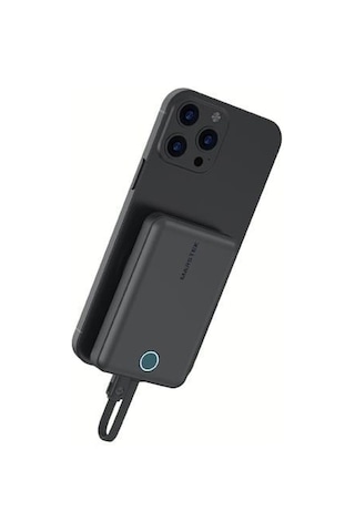 Power Bank 5000 Mah Pp268d 20w Pd Hızlı Şarjlı Manyetik Usb-c-1458 BEYAZ