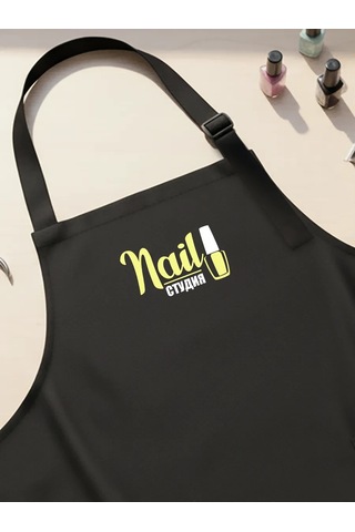 Vau Fartuk Manikür Ustası Önlüğü 174179621 Siyah