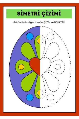 Çocuklar İçin Simetri Uygulamaları Kitap Seti