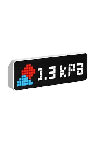 Ulanzi Tc001 Smart Pixel Saat Akıllı Led Masa Saati Beyaz