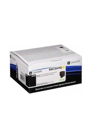 Lexmark Cx725-84C5Hy0 Sarı Toner Yüksek Kapasiteli