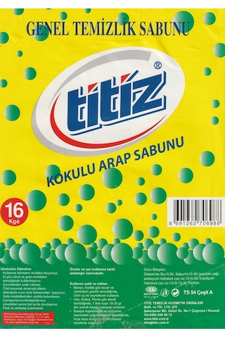 Titiz Jel Arap Sabunu Kova 16 KG