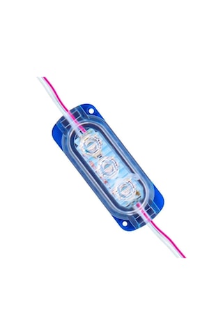 Powermaster 12 Volt 0.6 Watt Mavi 2835 65 X 25 Mm Ip65 120 Lümen 160 Derece Modül Led