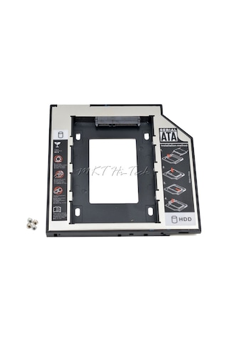 Dvd Kızak Extra Sata 9.5Mm Hdd Ssd Hardisk Yuva Kutu Caddy