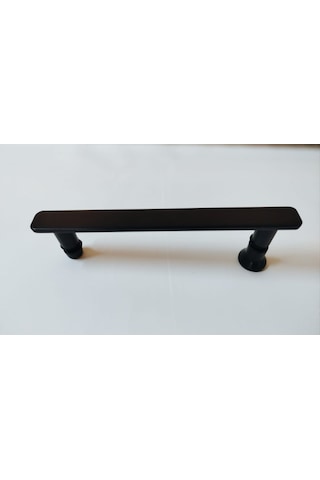 Metal Kare Siyah Duşkabin Kulpu Siyah
