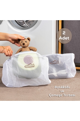 Porsima 3128 2li Çamaşır Ayakkabı Yıkama Filesi