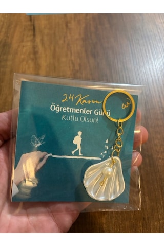 Öğretmenler Günü Hediyesi 10 Adet Demonte Kart + Jelatin + Anahtarlık 10pcs