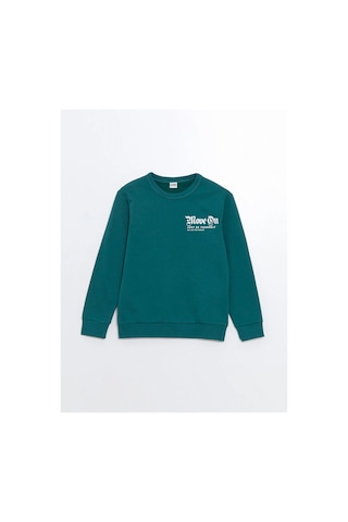 LC Waikiki Lcwk Bisiklet Yaka Erkek Çocuk Kalın Sweatshirt 2'li Lıght Beıge