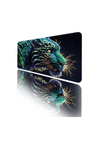 Helixsun Mouse Pad Büyük Boy Gaming Oyuncu XXL 90 x 40 CM Leopard