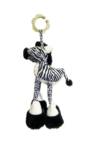 Sevimli Zebra Aktivite Oyuncağı Puset Ve Bebek Arabalarına Takıla Bilir