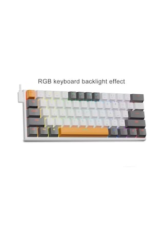 Rgb Mekanik Klavye Z11 İngilizce Q Mekanik Oyuncu Klavyesi Brown Switch