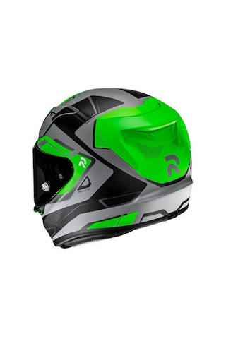 Hjc Rpha12 Brels Mc4hsf Kapalı Motosiklet Kaskı Gri - Yeşil