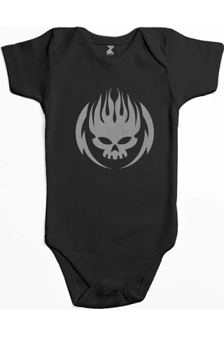 Zepplin Giyim The Offspring Grup Logo Pembe Bebek Body Zıbın