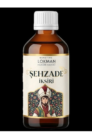 Lokman Hekim Osmanlı Geleneğinden Günümüze Şehzade İksiri Şurubu 125 Ml Cam Şişe 125 G