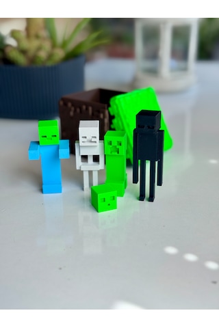 Minecraft Çim Bloğu Karakter Kutusu