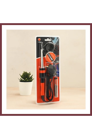 Storeşahin 60w Kalem Havya Lehim Seti Mini Stand, Lehim Pastası, Lehim Teli Shn0720