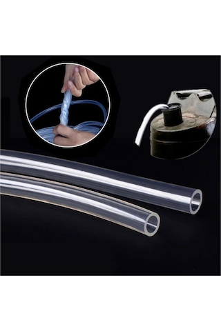 5 Metre Şeffaf Terazi Hortumu İç Çap 8 Mm Termosifon Otomobil Kapı Fitili