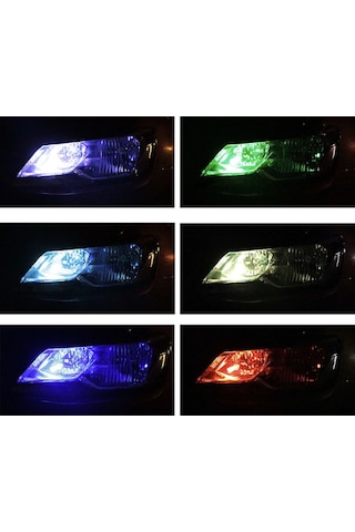 T10 Led Kumandalı Rgb 16 Renk ve Çakarlı Seçeneği Park Lambası
