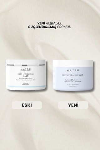 Matsu Deep Hydrating Nem Maskesi 350 ml | Kuru Saçlar & Anti-Frizz