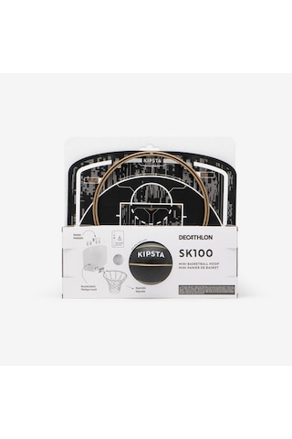Kıpsta Mini Basketbol Potası - Siyah/altın Rengi - Sk100