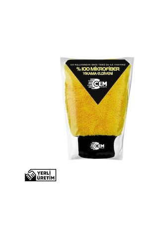 Cem Car Care Mikrofiber Yıkama ve Pasta Eldiveni