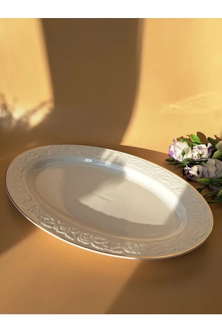 Lenardi Sunum İçin Düz Servis Tabağı 313922051 Beyaz