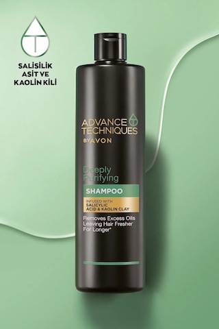 Avon Depply Purifying Yağlı Saçlar İçin Arındırıcı Şampuan 3 x 400 ML