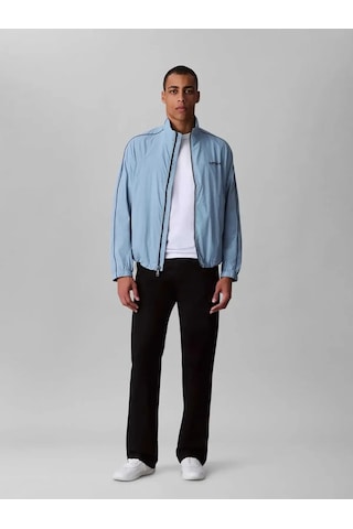 Calvin Klein Ls Crınkle Stand Collar Track Ja Mavi Erkek Ceket