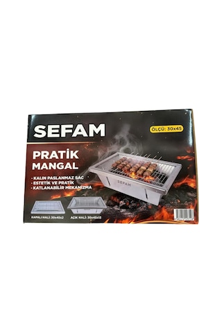 Sefam Katlanır Mangal + Izgara Teli